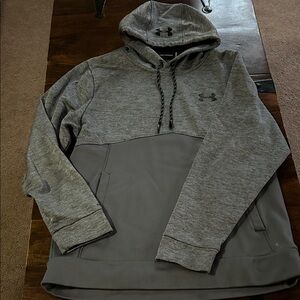 Under Armour Gray Two-Tone Pullover Hoodie
